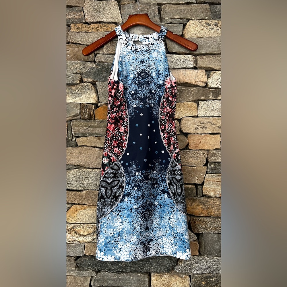 Guess Los Angeles floral bodycon dress women’s size 0